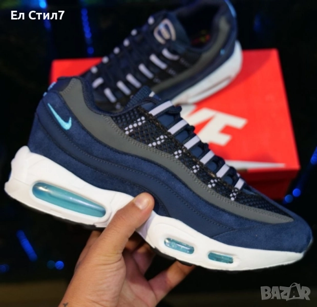 📌#Мъжки #моратонки Nike Air Max 95 Blue 40 41 42 43 44 номер Цена 90лв/46.02 € Еконт, снимка 1