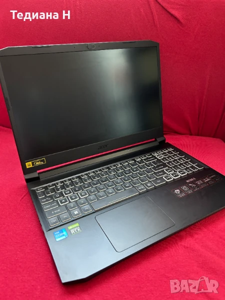 Геймърски лаптоп Acer Nitro 5, Intel i7, RTX 3060 !Коментар по цената!, снимка 1