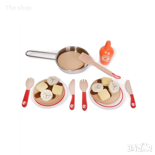 Детски дървен готварски комплект - палачинки (004), снимка 1