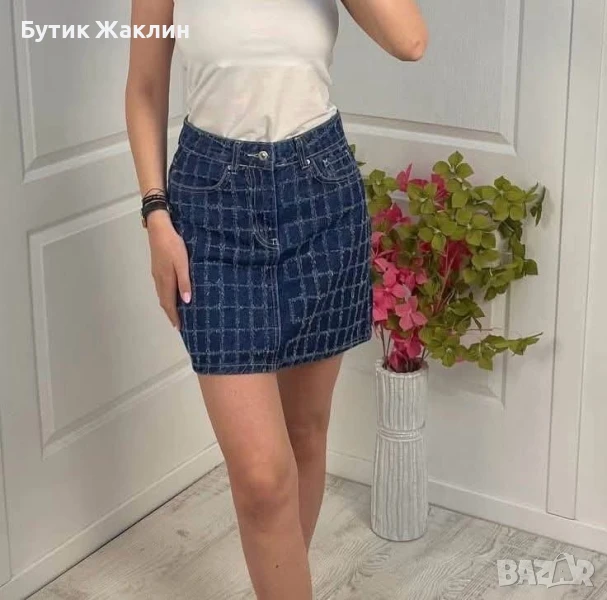 ‼️Намалена‼️Дамска пола деним, снимка 1