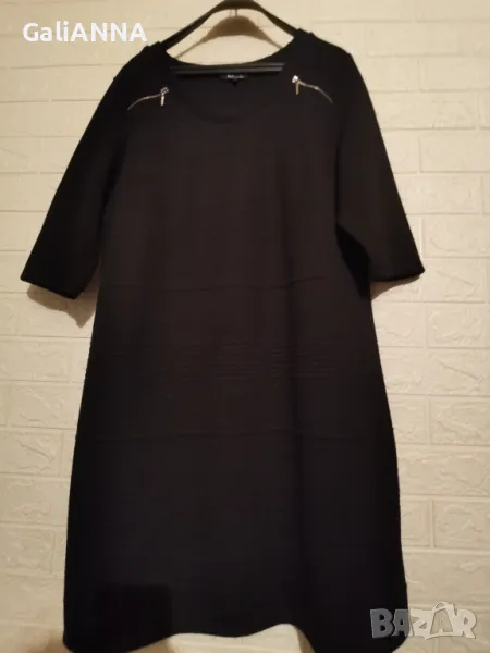 СТРАХОТНА РОКЛЯ/ТУНИКА С ЦИПОВЕ 2XL-3XL, снимка 1