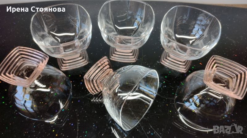 Комплект 6 чаши Nabucco Crystal Glass,  Bormioli Rocco Италия, дизайн R. Licenziato Monti. , снимка 1