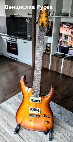 ESP LTD H-101FM Amber Sunburst, 2012, Indonesia, снимка 1