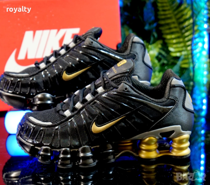 Nike Shox TL Black and Gold, снимка 1