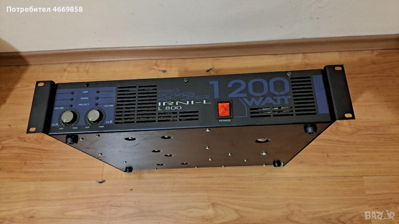 Професионален усилвател IRNI-L L800, снимка 1