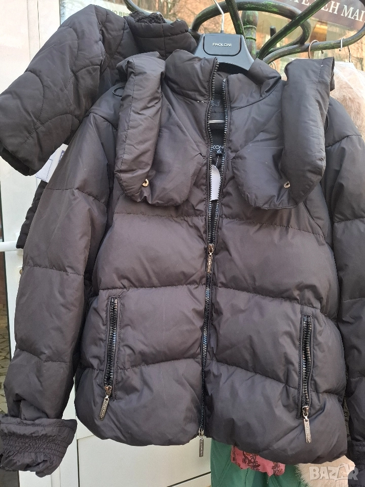 COCONUDA,ITALY L дамско ново яке с пух, снимка 1