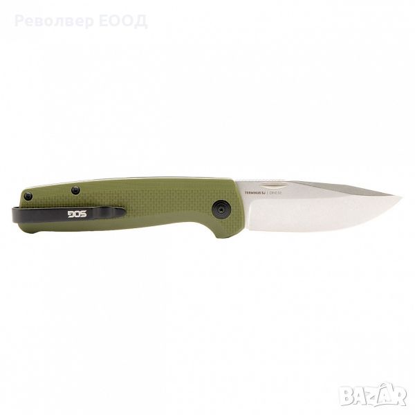 Сгъваем нож SOG Terminus SJ, в цвят OD green - 7,37 см, снимка 1