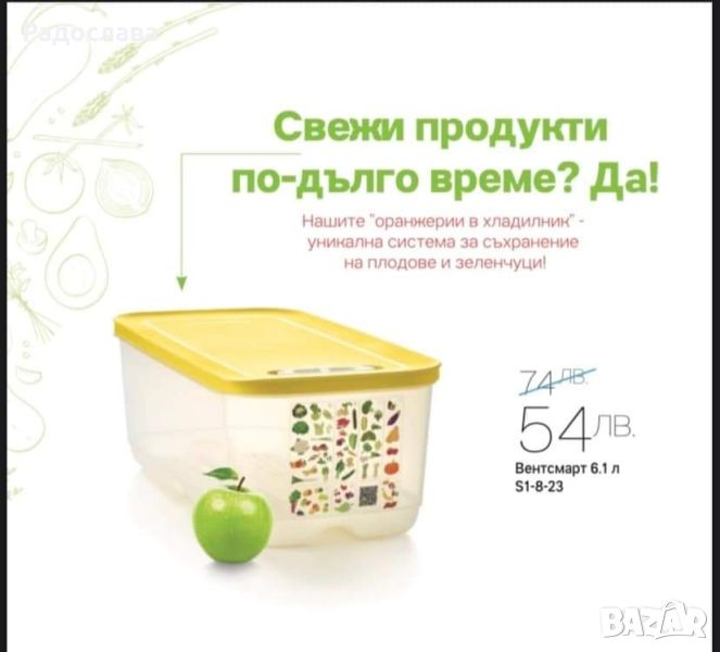 Вентсмарт 6,1л от  Tupperware , снимка 1