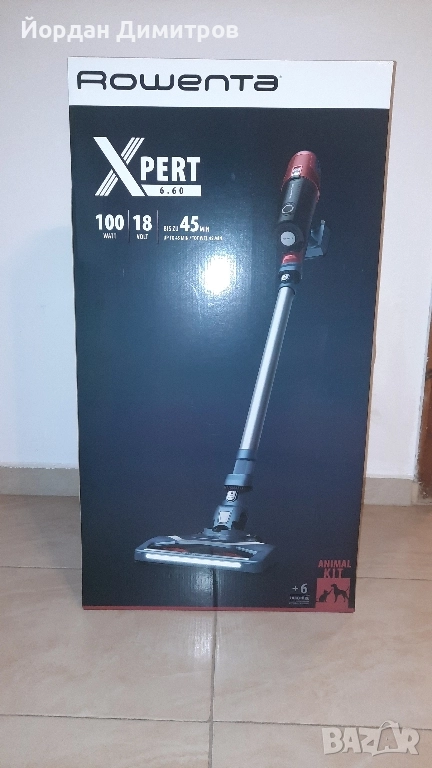 Безкабелна прахосмукачка .ROWENTA XPERT 6.60, снимка 1