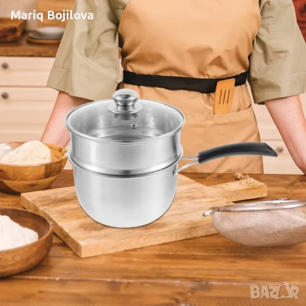 Многофункционална тенджера касерола "Готвене на пара добавка в комплекта ", снимка 1
