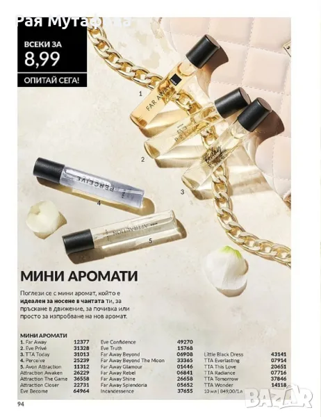 Мини-аромати AVON , снимка 1