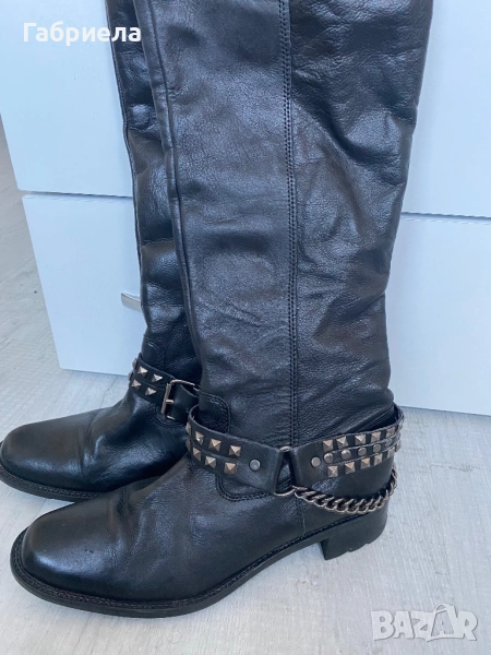 Ботуши, чизми естествена кожа, снимка 1