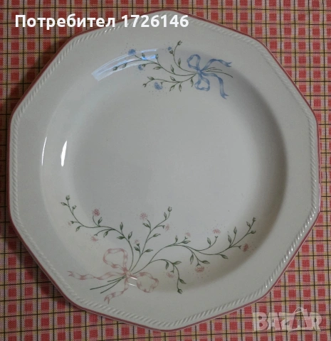 Английска порцеланова чиния Churchill Chartwell Mille Fleurs