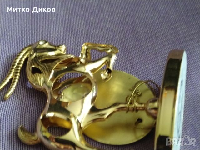 Позлатено конче ново марково с кристал Сваровски 24 K GOLD Cristal Temptations, снимка 7 - Декорация за дома - 46809962