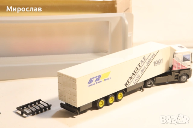 ALBEDO H0 1/87 RENAULT MAGNUM ВЛЕКАЧ КАМИОН МОДЕЛ КОЛИЧКА, снимка 8 - Колекции - 53669825