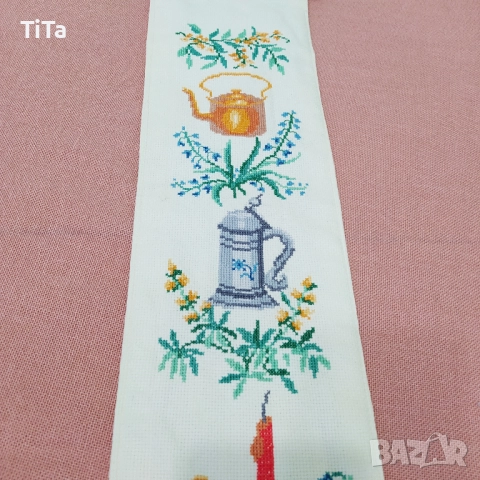 Винтидж вертикален гоблен, снимка 6 - Гоблени - 52143282