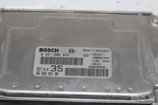 Компютър двигател Пежо 307 св комби 2002 1.6i Peugeot 307SW 0261206943, снимка 3 - Части - 48246326