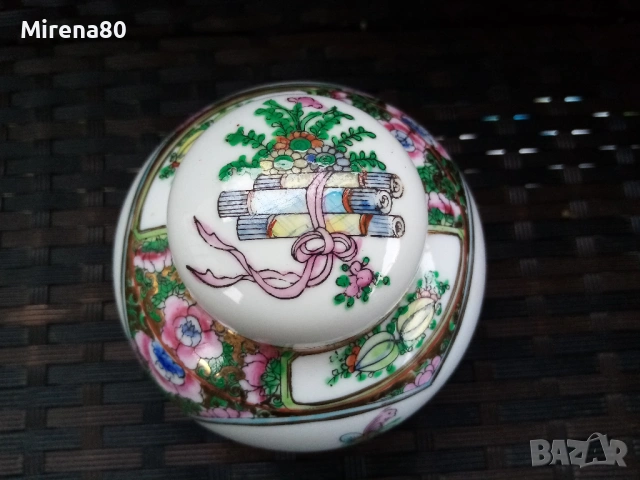 Винтидж китайски буркан за чай, снимка 5 - Антикварни и старинни предмети - 54151943