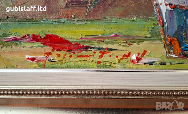 Картина, цветя, български автор, снимка 3 - Картини - 54132832