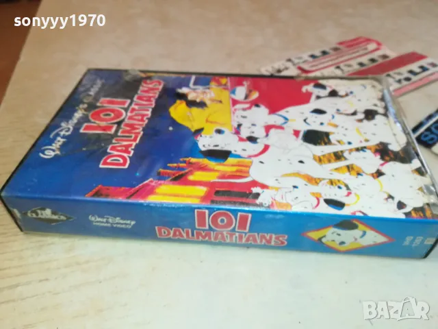 101 ДАЛМАТИНЦИ-VHS VIDEO TAPE 0801251536, снимка 2 - Други жанрове - 48601106