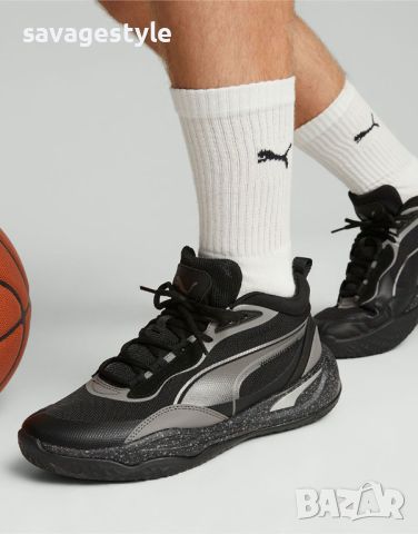 Мъжки маратонки PUMA Playmaker Pro Trophies Basketball Shoes Black, снимка 7 - Маратонки - 45959281