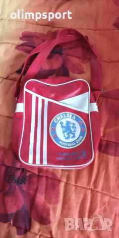 кожена чанта нова Челси размер 30х40см за носене през рамо