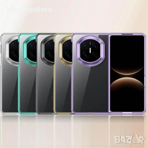 Защитен Калъф Huawei Mate X7 (6D Electroplating PC) - Удароустойчив, 360° Защита, Вкл. Протектор (5 , снимка 2 - Калъфи, кейсове - 53150592