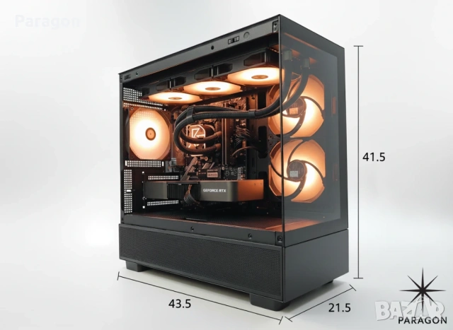 Геймърски компютър Ryzen 7 5700X/RTX 3080/32GB RAM/512GB SSD, снимка 4 - Геймърски - 53582651