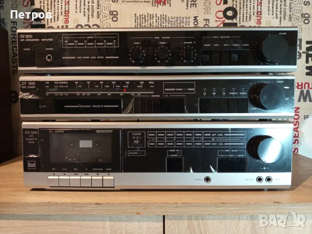 Аудио Компонентна Система"Dual"CV,CT,CC-1210, снимка 2 - Ресийвъри, усилватели, смесителни пултове - 49868193