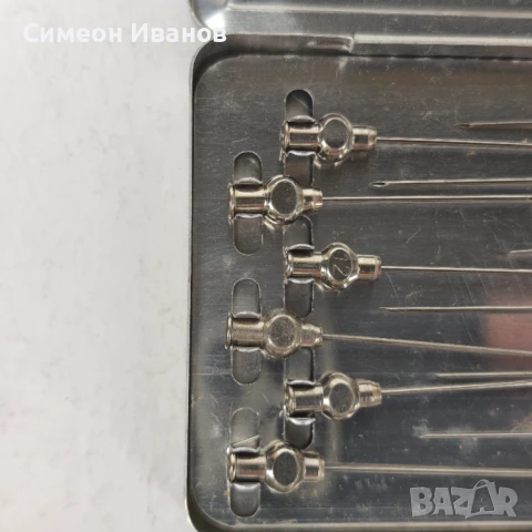 Стари игли за спринцовка Injekta Германия 12 броя #5963, снимка 3 - Други ценни предмети - 50473751