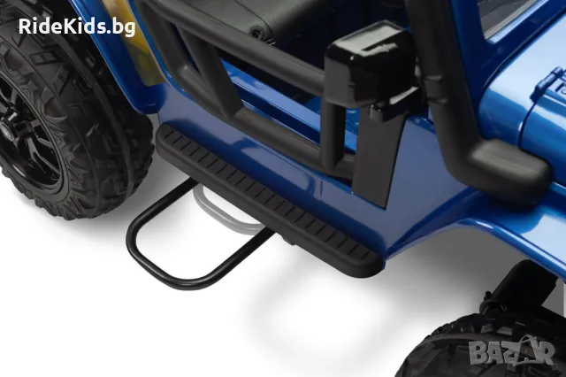 Офроуд акумулаторен автомобил RINGO – 4x4, до 100 кг, с дистанционно и LED, Син, снимка 12 - Детски велосипеди, триколки и коли - 49971650