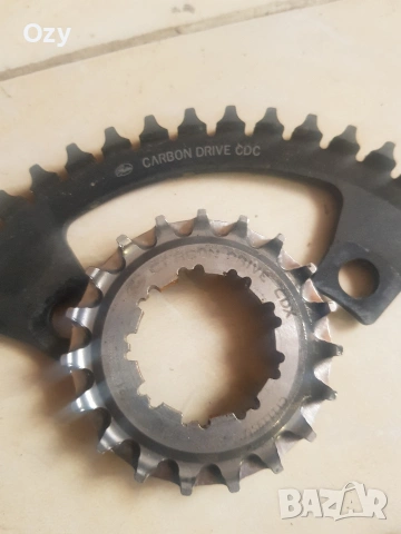 карбонов ремък и зъбни колела за него, снимка 2 - Части за велосипеди - 54090806