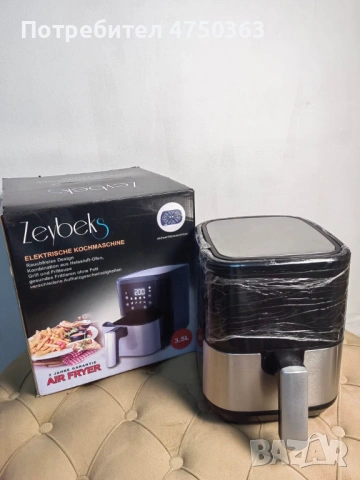  Zeybeks Air Fryer , снимка 3 - Фритюрници - 53654377