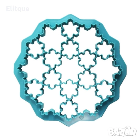 Силиконова форма за сладки и бисквити - сърца, снежинки или животинки, снимка 4 - Други - 52888961