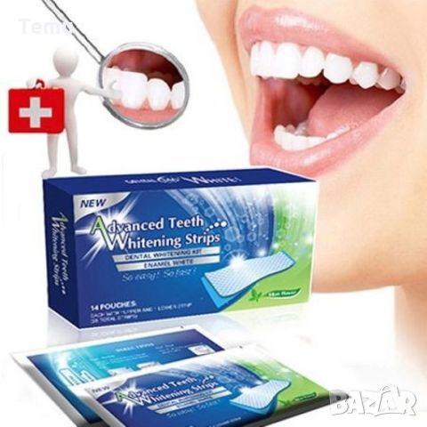 Избелващи ленти за зъби Advanced Teeth Whitening Strips, снимка 6 - Други - 45693702