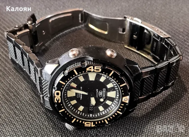 Часовник Seiko 5 Sports 7S38-02S0, снимка 11 - Мъжки - 50408028