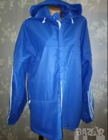 Adidas XL- Синьо яке- ветровка , снимка 1 - Якета - 47165533