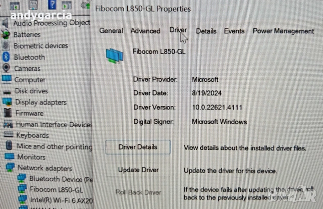 Fibocom L850-GL CAT9 WWAN 4G LTE modem свален от HP Zbook Gen 7 , Lenovo ThinkPad също, снимка 6 - Други - 50839371
