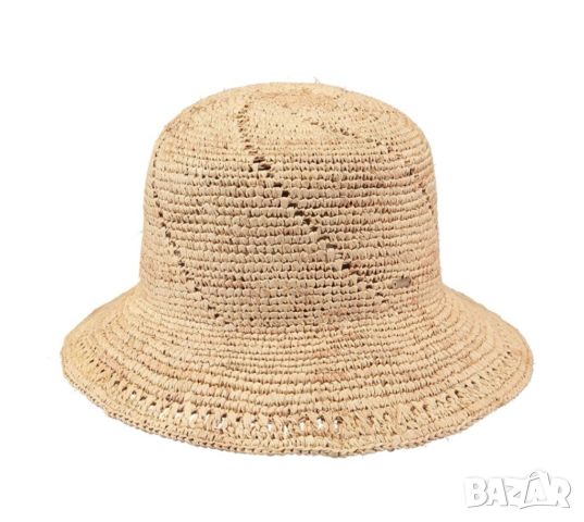 Barts- Tikia-M- Страхотна сламена шапка с малка периферия , снимка 5 - Шапки - 45619716