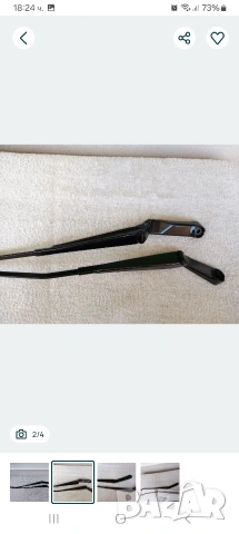 Комплект оригинални предни рамена за чистачки за vw голф 3 венто