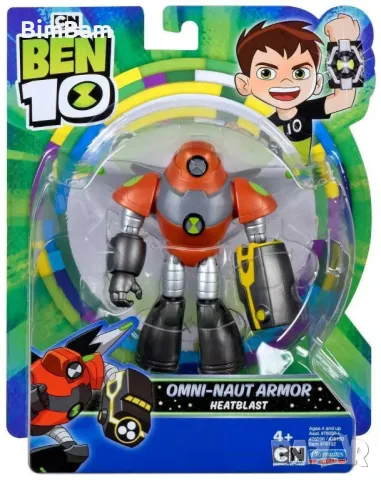 Оригинална фигурка Omni-Naut Armor Heatblast / BEN 10, снимка 1 - Фигурки - 47650098