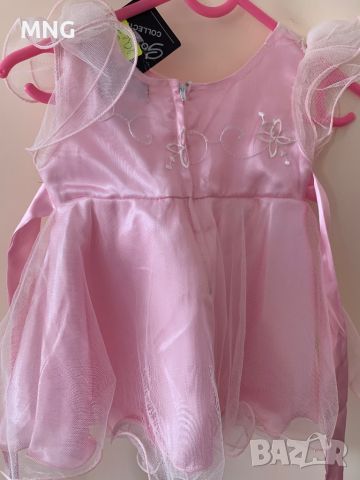 Бебешка официална рокличка 6-9-1г, снимка 2 - Комплекти за бебе - 46393612
