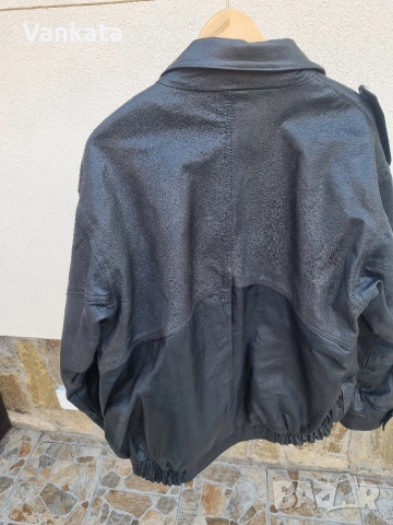 Кожено яке, снимка 4 - Якета - 53750968