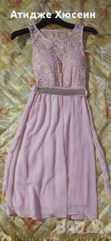 Розова рокля, снимка 2 - Рокли - 45781700