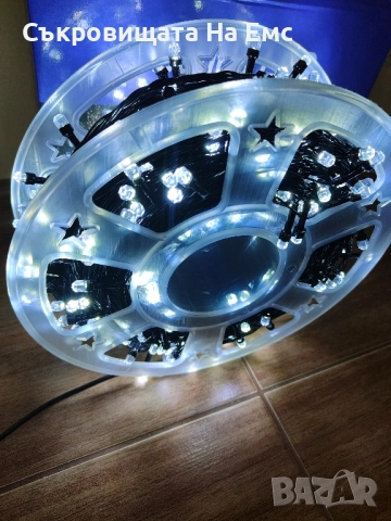 1️⃣0️⃣0️⃣МЕТРА Коледни LED Лампи Diamond Crystal Диод 🎅58лв.🎅 , снимка 2 - Декорация за дома - 52569391