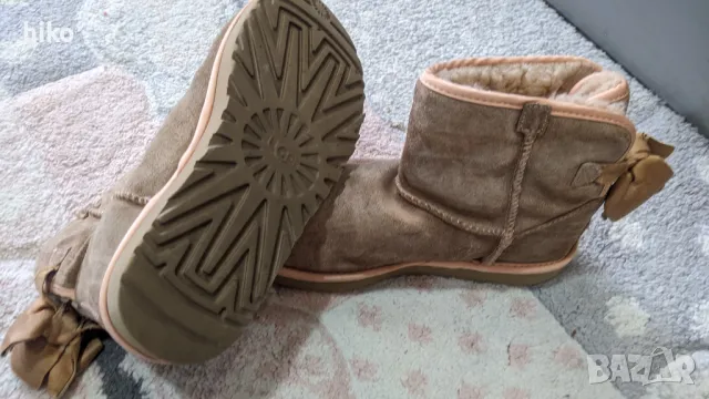 38 Номер Оригинални Дамски Обувки Боти W UGG Mini Bailey Bow II, снимка 2 - Дамски боти - 47160432