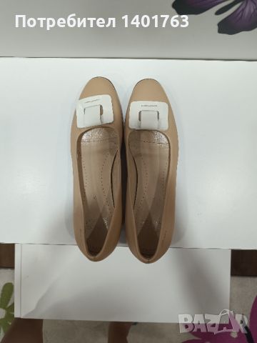 Елегантни, италиански, естествена кожа, затворени обувки на ток, снимка 1 - Дамски обувки на ток - 46212838