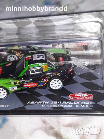 Abarth 124 Rally RGT  Toyota Celica Turbo 4WD  Rally Monte Carlo 1.43 Eaglemoss. Top Models., снимка 9 - Колекции - 46703928