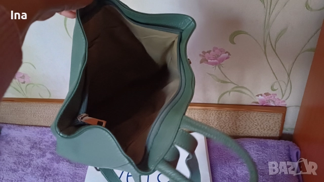 Нова! Vera Pelle раница, снимка 5 - Раници - 52450525