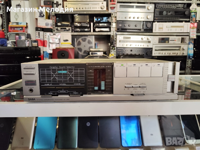Ресийвър SABA MI 480 Две по 75 вата. В отлично техническо и визуално състояние.